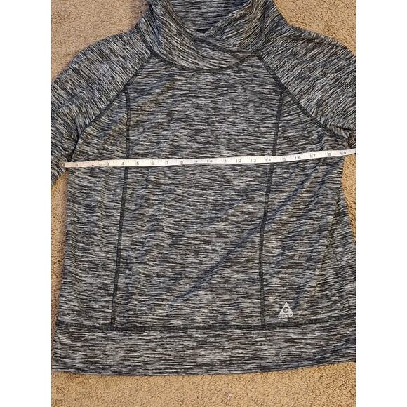 Women's Gerry Heather Gray Cowl Neck Active Pullover Top Size Large L - Picture 6 of 9